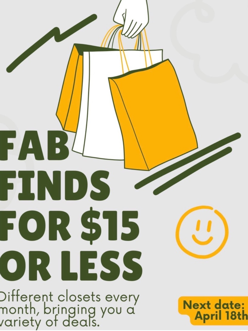 FAB FINDS for $15 or less FLYER w/@bethkincaid11